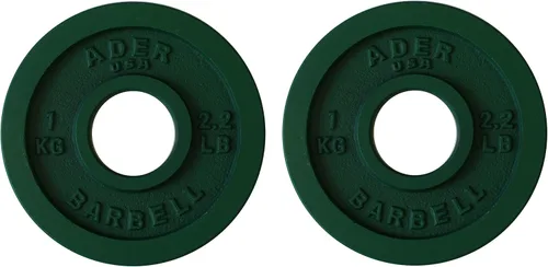 Miniatura 6 de Ader Precision Color Metal Olympic Kilo Gram Placas 6 PRS Color 55.1 lbs