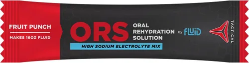 Miniatura 2 de Fluid Tactical - ORS (solución de rehidratación oral), se recupera más rápido, electrolitos de deshidratación extrema, paquete de 12 (Fruit Punch)