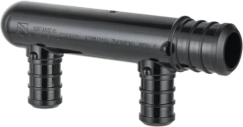 Miniatura 2 de EFIELD Colector de crimpado Poly Pex cerrado de 2 salidas: tronco de 3/4, puertos de 1/2 "(2 salidas), ASTM F2159, (PPSU1807160)