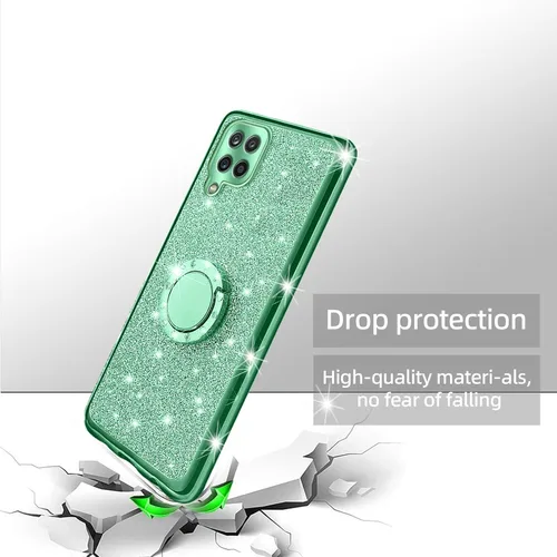 Miniatura 6 de Funda para Samsung Galaxy A12, A12 Samsung Phone Case para mujer con purpurina de cristal suave TPU transparente de lujo Bling Funda protectora