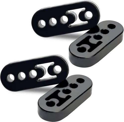Miniatura 14 de Percha de escape de goma BFXM, perchas de silenciador de goma. Soporte de buje aislador de goma, montajes de escape de goma con 2 agujeros de 0.47