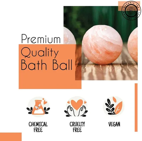 Miniatura 3 de Accesorios de cristal de sal rosa (bola de baño de cristal de sal rosa, forma redonda)