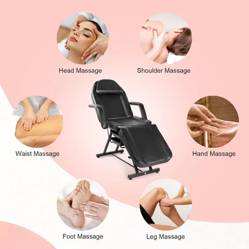 Miniatura 5 de Artist hand Silla para tatuajes faciales, cama de masaje, silla para pestañas para extensiones de pestañas, mesa de tatuajes, silla de salón