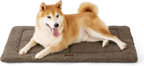Miniatura 14 de Bedsure Cama Lavable para Jaula de Perro para Perros Pequeños, Alfombra de Espuma Suave para Suelo de Mascotas, Almohadilla Versátil y Ligera