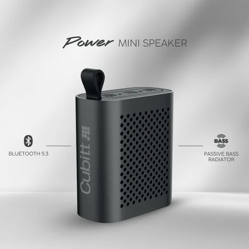 Miniatura 4 de Cubitt Mini Altavoz Bluetooth 5.4 - Altavoz inalámbrico portátil con refuerzo de graves, IPX6 impermeable, sonido de 5 W, cuerpo de aluminio, diseño