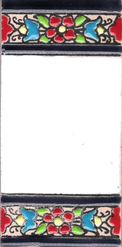 Miniatura 8 de Número de Casa - Número para Casa, Cerámica Esmaltada, Técnica Española Pintada a Mano Cuerda Seca, Nombres y Direcciones, Modelo Flor 2.2 x 4.1 in 8