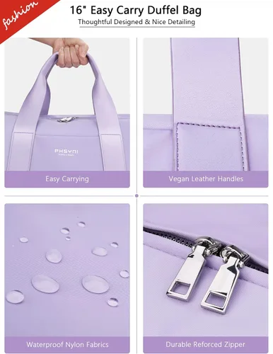 Miniatura 3 de Pequeña bolsa deportiva de gimnasio para mujeres y niñas, bolsa de lona para entrenamiento de fitness, viajes, baile, ballet, natación