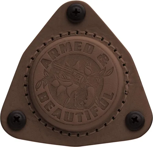 Miniatura 11 de SofHold - Montura magnética para pistola de grado militar para vehículo y hogar, fabricada en EE. UU., cuero artesanal premium de alta resistencia
