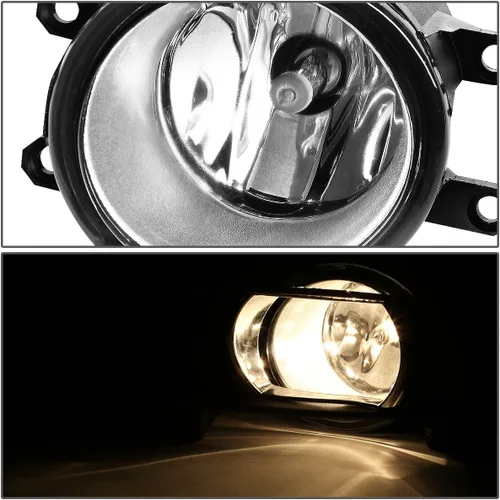 Miniatura 2 de DNA MOTORING FL-ZTL-138-CH - Luz antiniebla con interruptor para el lado del conductor y del pasajero, mejora la visibilidad
