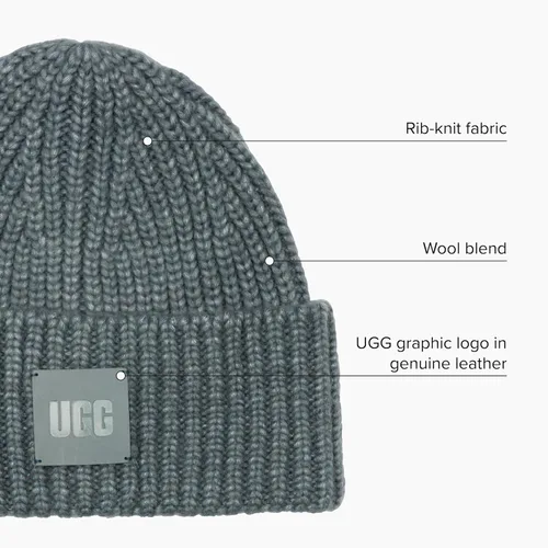 Miniatura 3 de UGG Gorro de punto acanalado grueso para hombre