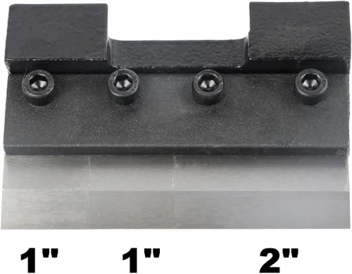 Miniatura 2 de KAKA INDUSTRIAL BDS-4, Juego de matrices de freno de tornillo de chapa de 4 pulgadas, montaje de tornillo de banco magnético