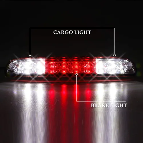 Miniatura 4 de 3ª luz de freno LED para Ford F250 F350 F-450 F-550 Super Duty 93-11 Ford Ranger 01-05, lámpara de carga de montaje alto Ford Explorer Sport Trac