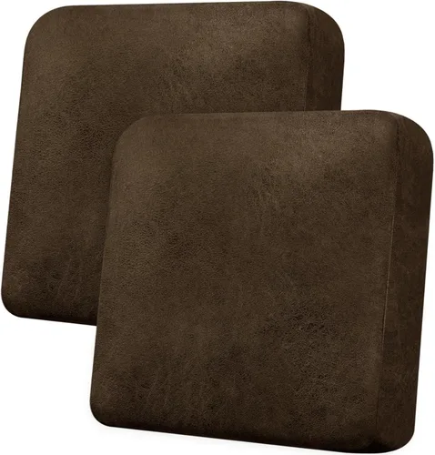 Miniatura 138 de Funda de cojín para sofá con aspecto de cuero, 1 unidad, elástica, para sala de estar, funda de cojín individual para sofá, protector de asiento