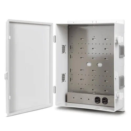 Miniatura 14 de Namunanee - Caja de conexiones eléctricas para exterior, recinto resistente al agua de ABS con panel de montaje interno y tapa con bisagras, 9.2" H
