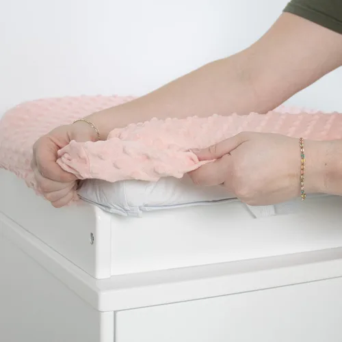 Miniatura 6 de The Peanutshell Minky Dot - Funda para cambiador de pañales, funda ultrasuave para colchoneta de bebé para niñas, se adapta a almohadillas