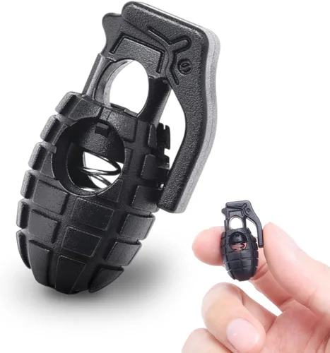 Miniatura 7 de CooBigo Plastic Cord Locks for Paracord Drawstring Clip, Spring Toggle Cord Stopper Sweatpant Hat Gloves Hoodie String Lock