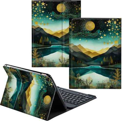 Miniatura 22 de Funda para Samsung Galaxy Tab S6 Lite 2022/2020 Teclado Inalámbrico Desmontable y Cubierta De Soporte De Cuero PU Funda Protectora Para Samsung