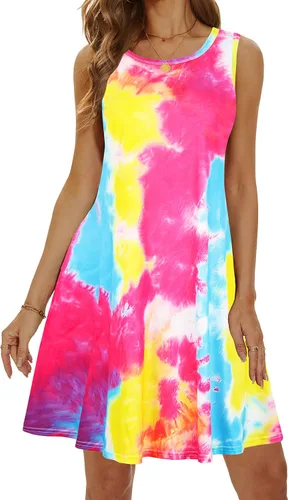 Miniatura 2 de Moskill - Vestidos de verano para mujeres, vestido casual de playa con bolsillos