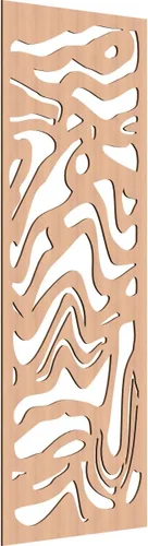 Miniatura 11 de 9 3/8"W x 24 3/8"H x 1/4"T Northfield Decorativos Paneles de Pared de Madera Calado, Abedul