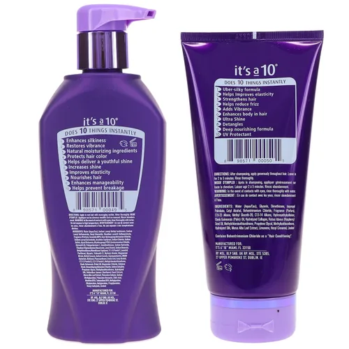 Miniatura 4 de It's a 10 Silk Express Miracle Silk Shampoo 10 OZ & Acondicionador 5 OZ