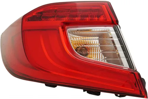 KarParts360 Para 2018 19 20 20 2021 HONDA ACCORD Conjunto de luz trasera lado del conductor con bombilla Certificado CAPA Sustituye HO2804118