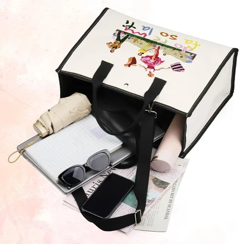 Miniatura 2 de BWWKTOP Bolsa de maquillaje cosmética musical con sonido Von Trapp Gift Do Re Mi Fa So La Ti Theater Bolsa con cremallera Bolsa de mercancía musical