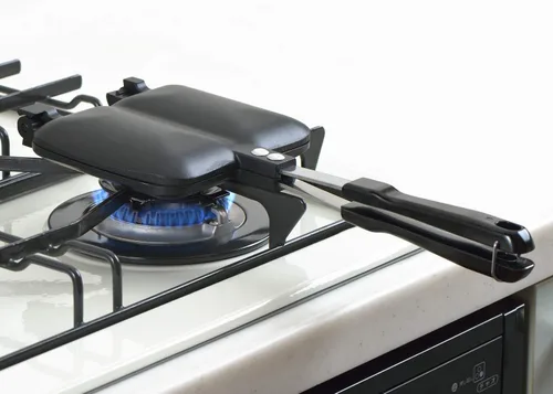 Miniatura 4 de Yoshikawa SJ2703 - Máquina de arena caliente, para fuego de gas, doble caliente, ancho completo 5.5 x 13.4 pulgadas de largo x 1.3 pulgadas de alto