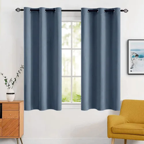 Miniatura 110 de MIULEE Cortinas opacas para dormitorio o sala de estar, juego de 2 paneles de cortina para ventana con aislamiento térmico y bloqueo de luz