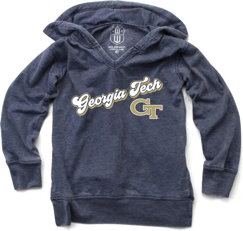Miniatura 32 de Wes and Willy NCAA Camiseta con Capucha de Cuello en V para Niñas azul (Ucla bruins blue)