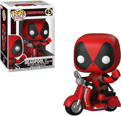 Miniatura 2 de Funko Marvel: Deadpool Parody - Figura de vinilo Deadpool on Scooter Pop! Rides