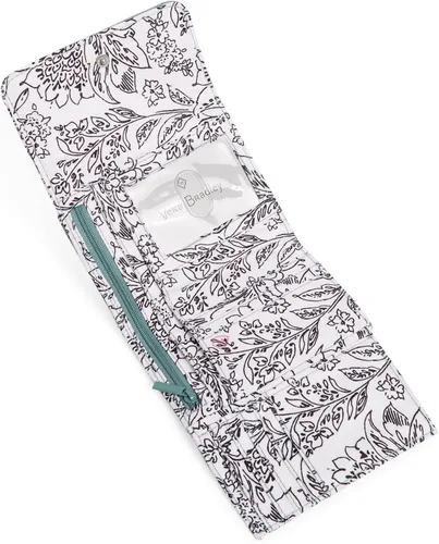 Miniatura 2 de Vera Bradley Cartera compacta Riley de sarga de rendimiento para mujer con protección RFID