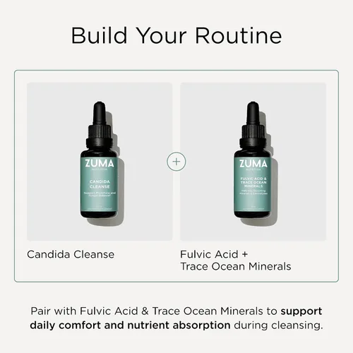 Miniatura 8 de Zuma Nutrition Candida Cleanse Tonic - Candida Support & Candida Cleanse Detox con uva Oregon, sello de oro y equinácea - Suplemento herbario