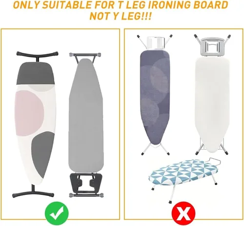 Miniatura 4 de Soporte para tabla de planchar de pared, colgador de metal para tabla de planchar con estante, decoración de cuarto de lavado y accesorios, soporte