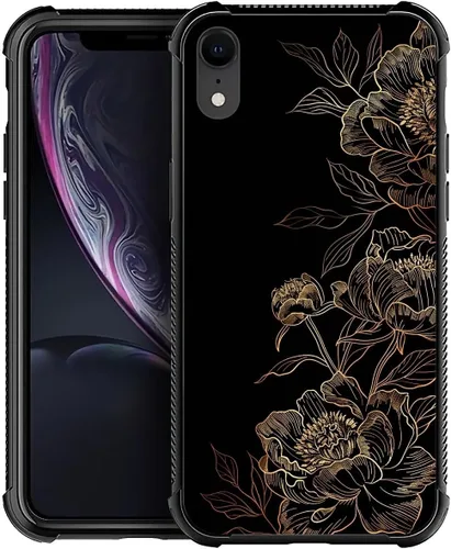 Miniatura 47 de CARLOCA Funda para iPhone XR, diseño de jirafa de cristal, ultra protección, a prueba de golpes, silicona suave TPU antideslizante para iPhone XR