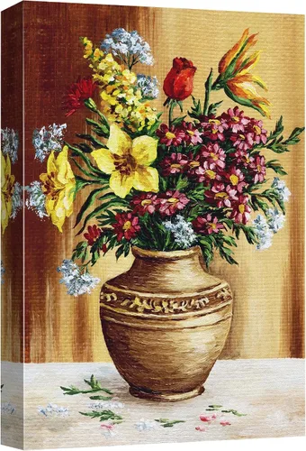 Miniatura 35 de SIGNFORD Lienzo impreso para pared, acuarela, floral, retro, abstracto, naturaleza, desierto, ilustraciones florales botánicas, arte moderno