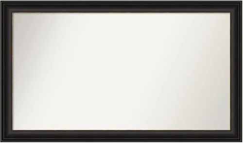 Miniatura 431 de Amanti Art Espejo de baño de bronce para sobre el fregadero, 24 x 24 pulgadas, espejo cuadrado de bronce Lara para tocador, marco de madera