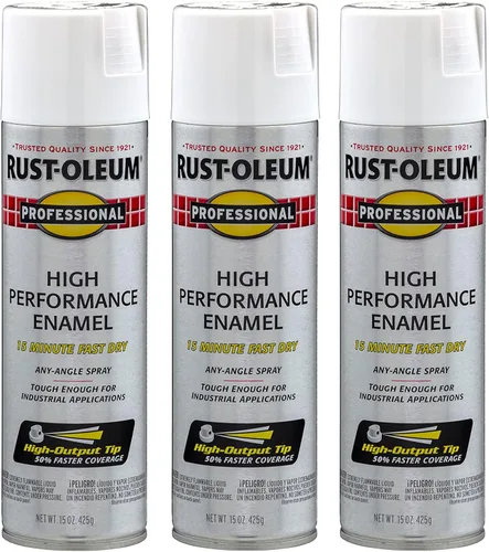 Miniatura 22 de Rust-Oleum 7515838 Pintura en aerosol de esmalte profesional de alto rendimiento, 14 onzas, aluminio