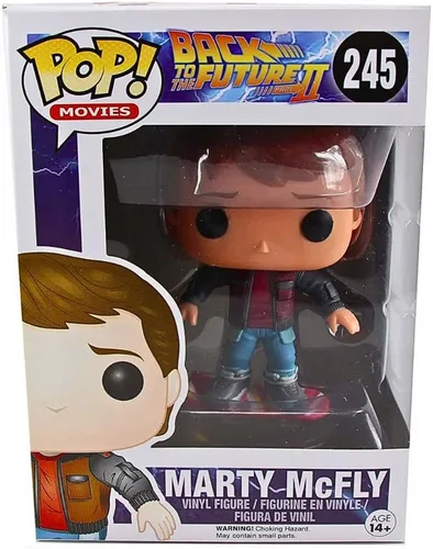 Miniatura 2 de Funko POP Movies Volver al futuro 2 Figura de vinilo exclusiva de Marty McFly en Hoverboard