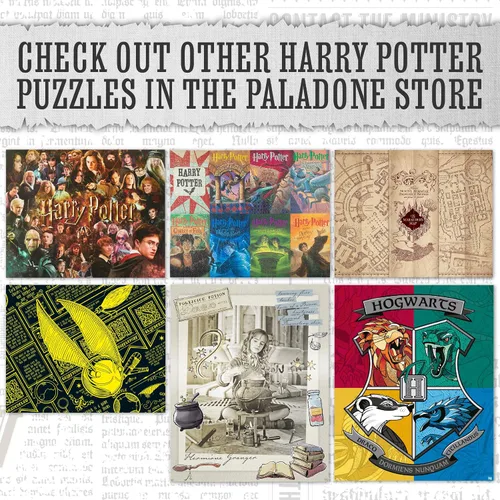 Miniatura 8 de Harry Potter - Rompecabezas de 1000 piezas, 30 x 24 pulgadas, mercancía con licencia
