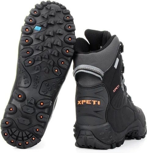 Miniatura 6 de XPETI Thermator - Botas de senderismo ligeras y antideslizantes para hombre, Nieve