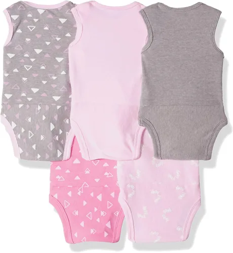 Miniatura 2 de Hanes Body unisex para bebé sin mangas Ultimate Flexy para niños y niñas paquete de 5