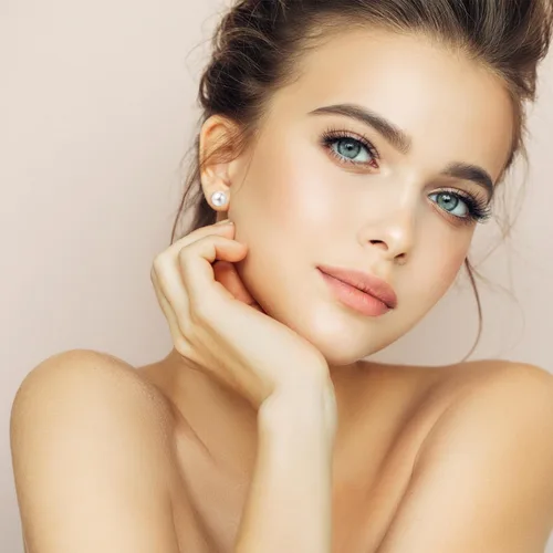 Miniatura 4 de Aretes de plata de ley chapados en oro blanco de 18 quilates con perlas de imitación para mujer, aretes de boda de perlas blancas, joyería