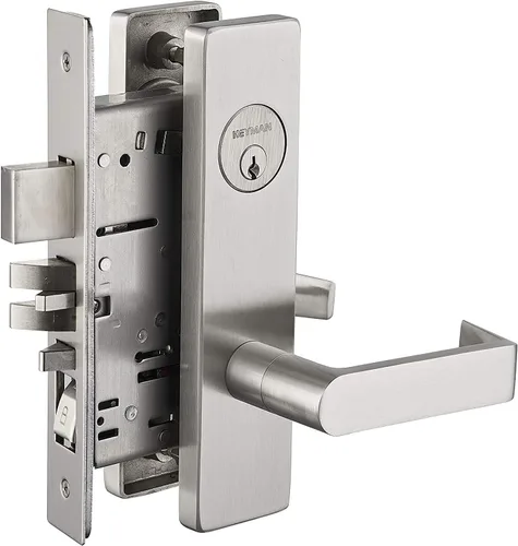 Miniatura 12 de Juego de Manija de Puerta de Palanca de Cerradura de Mortaja Comercial SUMBIN para Puerta de Corredor F13 Función Seccional/Dormitorio