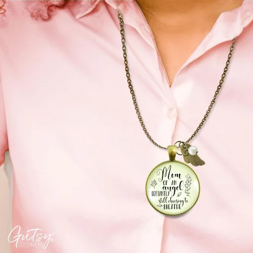Miniatura 33 de Gutsy Goodness Miscarriage Necklace Comforting Sentimental Handmade Jewelry For Mom - Pendant, Message Card, Keepsake Gift Box