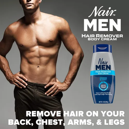Miniatura 6 de Nair Crema corporal depilatoria para hombres, 12 onzas (paquete de 2)