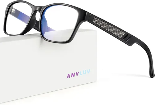 Miniatura 10 de ANYLUV Blue Light Blocking Glasses for Men Women Lightweight Computer Gaming Glasses Anti Eye Strain Rectangle Frame