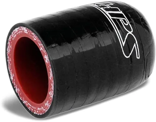 HPS 1-1/4" (32mm) Tapa de refrigerante de silicona negra para calentador de derivación Puerto de agua al vacío