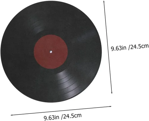 Miniatura 2 de 16 calcomanías de pared de disco de vinilo retro para dormitorio, decoración de sala de estar, calcomanías de pared para discoteca retro fiestas