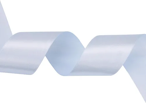Miniatura 2 de Cinta de satén azul cielo de 1-1/2 pulgadas, rollo de 50 yardas de cinta de tela sólida para invitaciones de boda, ramos de novia, costura