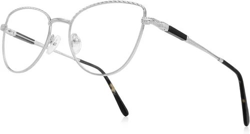 Miniatura 8 de RB. Pilot - Lentes de lectura retro de ojo de gato para mujer, con bloqueo de luz azul, lentes de computadora con bisagra de resorte